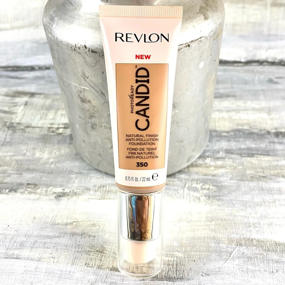 NEW Revlon Foundation PhotoReady Candid Natural Finish Anti-Pollution Base N.Tan